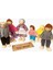 Ahşap Kukla Aile Seti 6'lı – Montessori Eğitim Oyuncağı, Oyun Evi Figürleri 2