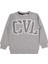 Cvl Baskılı 2-5 Yaş Takım - Gri 5-6 Yaş 2