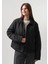 Lıly Kadın Mont Kadife Yaka Kadın Mont 1
