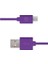 Usb-A - Micro USB Kablosu Mor 1
