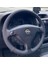 Dikişli Direksiyon Kılıfı Siyah Deri Noktalı Deri Siyah Dikişli Opel Astra Için 1