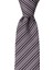 Gri Beyaz Çizgili 8 cm Genişliğinde Kravat 2