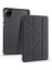 Xiaomi ile Uyumlu Redmi Pad Se 8.7 Kılıf Zore Tri Folding Kalem Bölmeli Standlı Kılıf Siyah 1