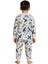 Time To Fly Beyaz Desenli Çocuk Pijama Takımı 2
