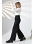 Kadın Palazzo Pantolon Düğmeli 2