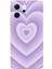 Oppo Reno 14F Uyumlu Mor Kalp Dalgalar Tasarımlı Baskılı Silikon Kılıf 1