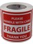 Etiketler , Hazır Al Hızlı Al Fragile Roll Label 70MM x 80MM 250 Pcs "please Handle With Care Thank You" Coated Stickers 1