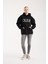 Kadın Kabartma Baskılı Oversize Sweatshirt 3