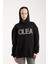 Kadın Kabartma Baskılı Oversize Sweatshirt 7
