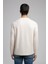 Wayne Erkek O Yaka Sweatshirt Bej 3