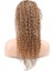 Afro Dalga Front Lace Gerçek Tül Peruk / Sıcak Karamel / 60/65CM 5