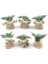6 Lı Set Sevimli Bebek Yoda Ürün Koleksiyonu Dekoratif Hediyelik Eşya Biblo Masa Süsü 2