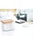 Ahşap Kapak 3 Lü Akrilik Organizer Set 4