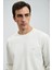 Victor Erkek Sweatshirt Kırık Beyaz (112020056) 4