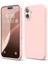 Apple iPhone 16 Plus Uyumlu Silikon Kılıf - Pastel Renk Tonu Esnek Tam Koruma Kapak - Pudra Pembe 1