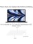 [2 Paket] Hd Şeffaf Ekran Koruyucu 2025-2022 MacBook Air 13,5 Inç M4/m3/m2 Çipli (Modeller: A3240, A3113, A2681) Parmak Izi ve Çizilmeye Dayanıklı Dizüstü Bilgisayar Aksesuarları (Yüksek 2