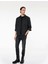 Slim Fit Jean Pantolon Erkekler İçin Beş Cepli Siyah Denim 32 Beden Kış Sezonu 1