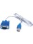 USB To RS232 Çevirici Dönüştürücü 9 Pin Uydu Receiver Kablosu 4891 1