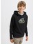 Baskılı Erkek Çocuk Siyah Sweatshırt 12279610 3