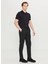 Bağlamalı Bel Normal Paça Jogger Siyah Erkek Pantolon ACE001261525_SYH 2