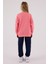 Kız Çocuk Neon Pembe Eşofman Takımı – Uspa 1890 Baskılı Pamuklu Günlük Spor Model 5
