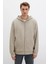 Erkek Kapüşonlu Fermuarlı Sweatshirt M0S10520 Sis Gri 4