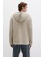 Erkek Kapüşonlu Fermuarlı Sweatshirt M0S10520 Sis Gri 5