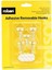 61332 5 Pc 35 x 11 mm Removable Adhesive Metal Hooks 1
