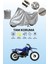 Gri Yamaha Pw 80 Uyumlu Motosiklet Brandası, Koruyucu Örtü, Motor Branda 1