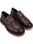 Erkek Hakiki Deri Kahverengi Loafer Ayakkabı 771 65446 Erk Ayk SK25-26 Kahve Spr 2