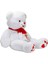 Atkılı Peluş Ayı 70 cm - Kırmızı Atkılı 2
