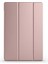 Samsung Tablet ile Uyumlu Tablet Kılıfı Smart Cover Uyku Modlu Standlı Arkası Sert Şeffaf Kapak (Rosegold, Galaxy Tab A9 X110) 1
