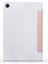 Samsung Tablet ile Uyumlu Tablet Kılıfı Smart Cover Uyku Modlu Standlı Arkası Sert Şeffaf Kapak (Rosegold, Galaxy Tab A9 X110) 5