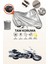 Gri Arka Çanta Uyumlu Yamaha Venture Royal Uyumlu Motor Brandası, Koruyucu Örtü 1