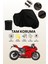 Siyah Ducati Panigale 1299 S Uyumlu Motor Branda, Koruyucu Örtü, Motosiklet Brandası 1