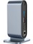 USB C To Hdtv + VGA + 7 Ports Hub + Sd/tf Readcarder Sb C Hub Dizüstü Bilgisayar Bağlantı Istasyonu, VGA ile 12'si 1 Arada Dock, HDMI 4k, 100MBPS Ethernet, 3 x Usb-A 3.0 ve 100W Usb- ZR773 4