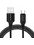 Usb-A'dan Usb-C'ye Örgülü, 1 Metre, Hızlı Şarj ve Data Kablosu, Siyah 1