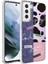 Galaxy S21 Fe Kılıf Airbag Kenarlı Renkli Desenli Silikon Nxxa Elegans Kapak-No8 1