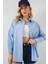 Kadın Gömlek 20332 Mavi 5