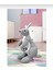 Sevimli Yavrulu Kanguru Yumuşak Peluş Oyuncak (45 Cm) Gri 3