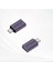 USB To Type-C Data Blocker - Veri Engelleyici Mor Otgbu 1