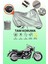 Gri Arka Çanta Uyumlu Kawasaki Vn 1500 Uyumlu Motor Brandası, Koruyucu Örtü 1