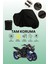 Siyah Yamaha Niken Uyumlu Motor Branda, Koruyucu Örtü, Motosiklet Brandası 1