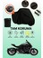 Siyah Arka Çanta Uyumlu Ducati Diavel Uyumlu Motosiklet Brandası, Koruyucu Örtü 1