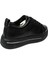 054 Siyah Deri Erkek Sneaker 4