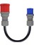 Elektrikli Araç Dönüştürücü Adaptör 5/32A Priz - 3/16A Fiş (30CM Kablolu) 1