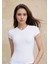 Kadın Giyim Pamuklu & Elastan V Yaka T-Shirt LL.LL.22.ILK62.001 1