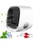 Breeze Hava Soğutucu, Mini Air Breeze Klima Sistemi, Su Soğutmalı Hava Soğutucu, Küçük, 3 Hız Kademesi ve USB ile Çalışır, Taşınabilir Klima Cihazı, Ev, Ofis Için (Beyaz) 1