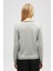 Risa Düz Örgü, Kadın Triko Hırka - Gri Melanj 7