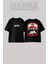Black Sabbath 22 Tasarım Sırt Baskılı Pamuk Siyah Oversize T-Shirt 1
